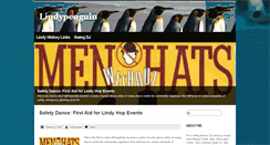 Desktop Screenshot of lindypenguin.com